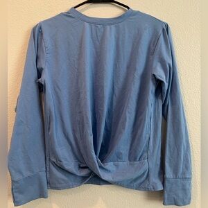 Zella Twist Front Shirt Girls size L (10/12)